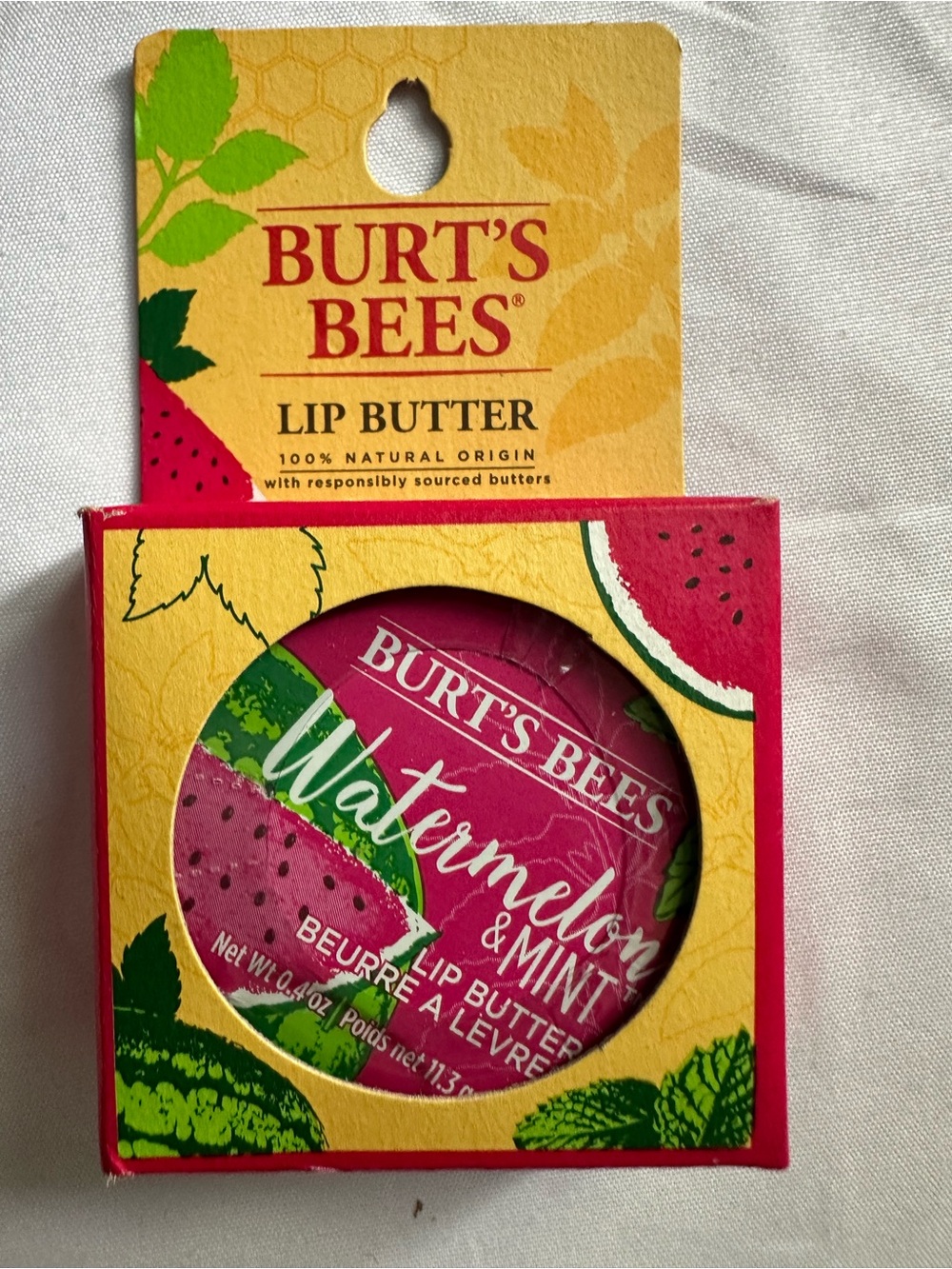 Burt's Bees Watermelon & Mint Lip Butter 0.4 oz